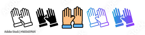 Gloves multiple icon