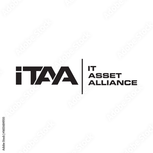 The ITAA Letter Logo features clean, modern typography symbolizing innovation, trust, and professionalism. Perfect for tech companies, corporate brands, and consulting firms.
