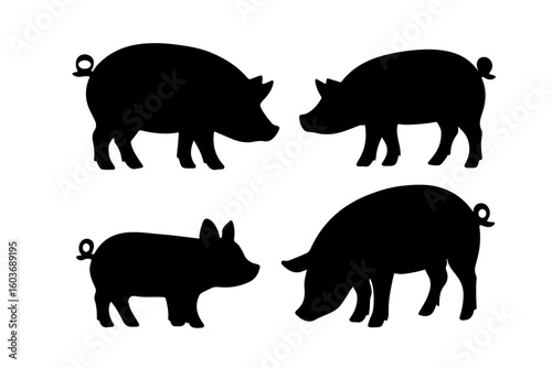 pig silhouette