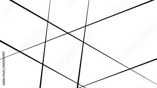Random geometric line pattern on a transparent background. Random chaotic lines abstract geometric patterns of modern design. 