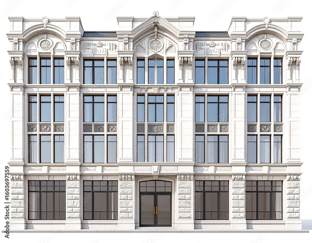 Fototapeta premium Classic facade of a grand building