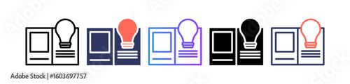 Magazine Layout multiple icon
