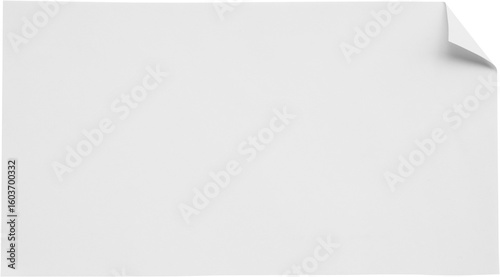 Wallpaper Mural Paper sticker label isolated on white background Torontodigital.ca