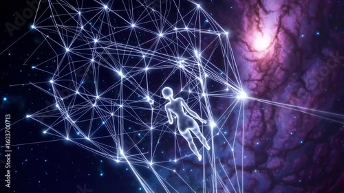 Exploring the Connection Between Consciousness and the Universe Through Cosmic Visuals and Ethereal Representations Generative AI