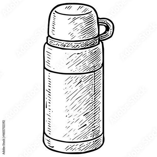 Thermos with Small Handle