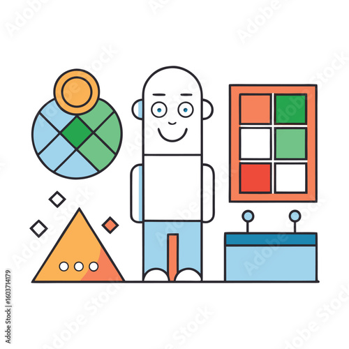 vector illustration of business people
