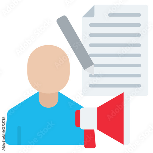 Copy Writing Icon