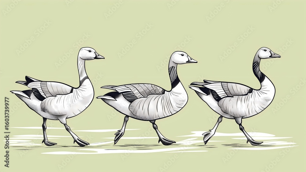 group of geese group of geese