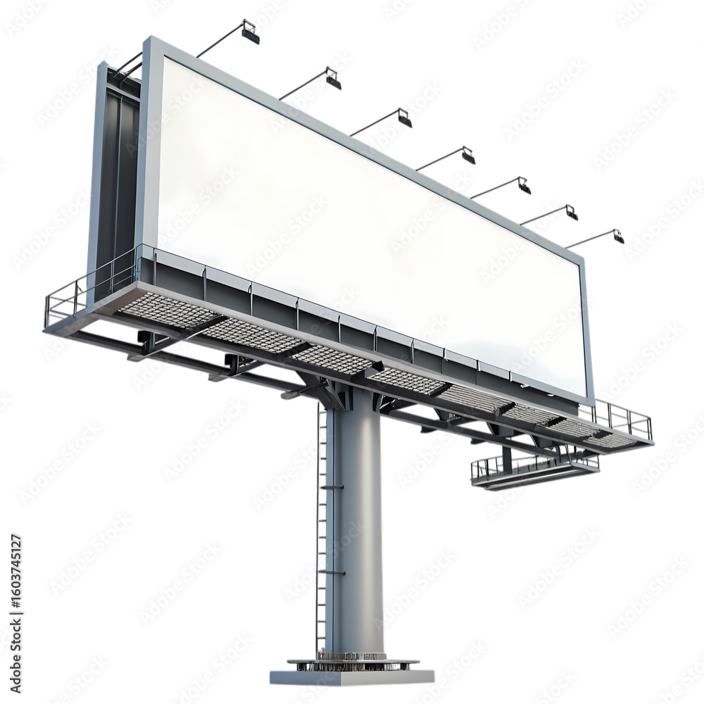Fototapeta premium Blank Billboard Mockup