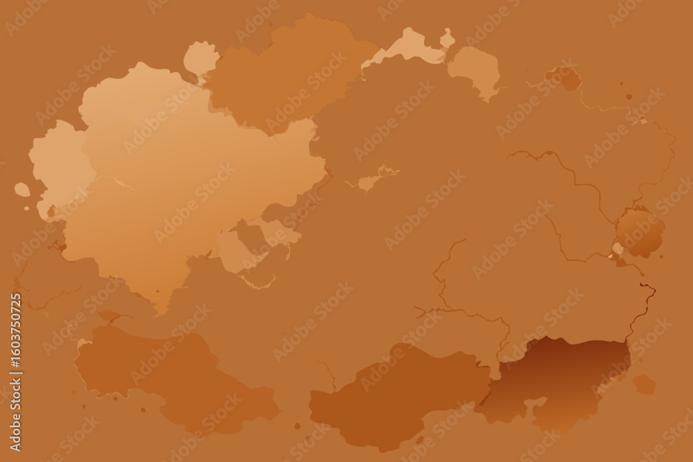 Obraz premium Abstract illustration of earthy toned shapes for decorative and creative design projects