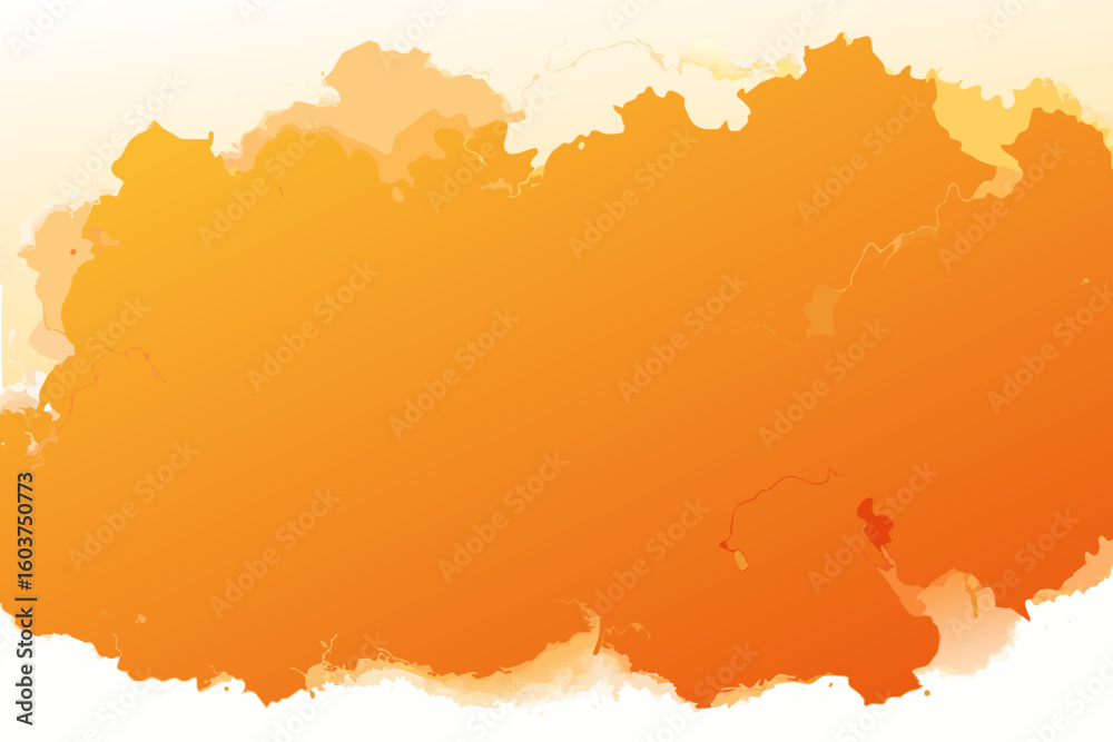 Obraz premium Artistic abstract orange background with watercolor style and minimalist design