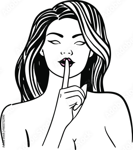 woman with a cigarette