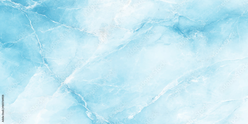 Fototapeta premium Polished larimar with soft blue hues and natural patterns marble design, Blue and white marble texture background with abstract pattern, Elegant white and Blue Marble Texture Background.