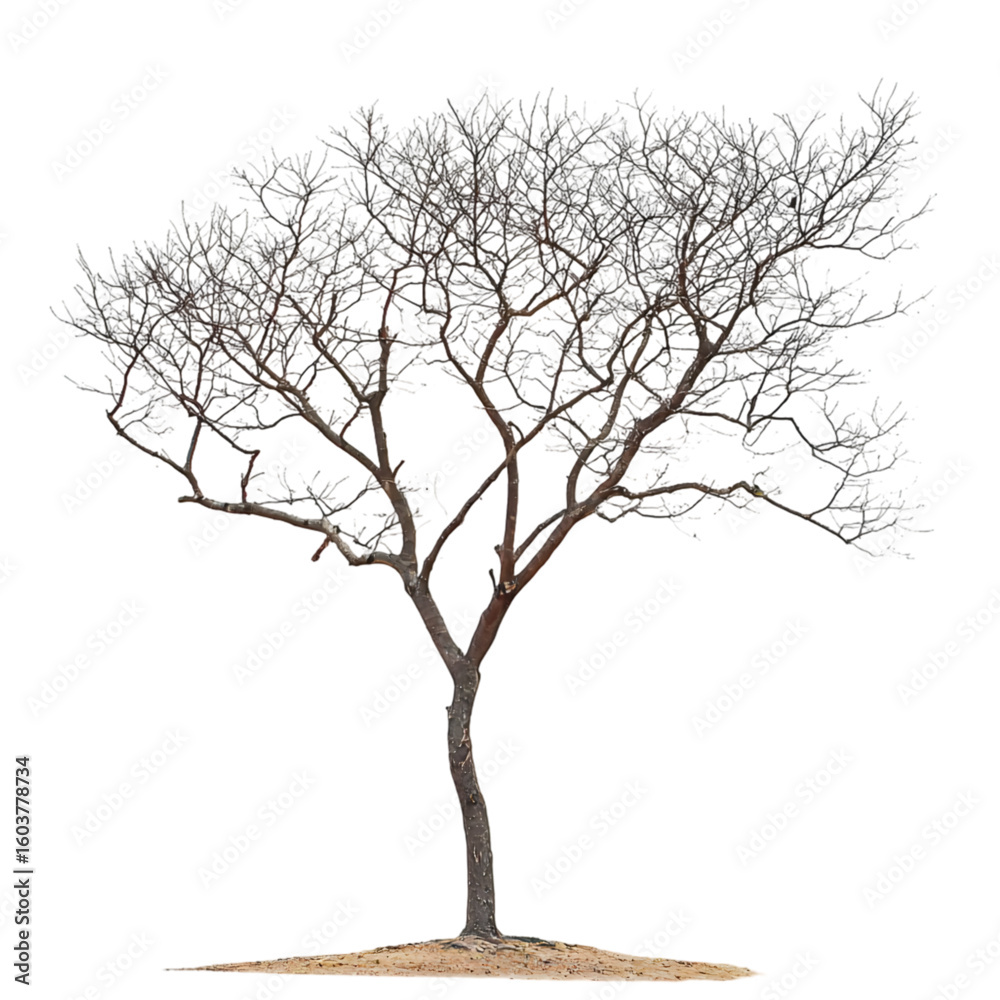 Fototapeta premium Rain Tree isolated on a transparent background