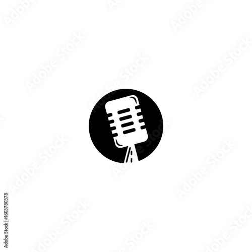 Microphone  variant microphone icon. Karaoke mic. Podcast microphone. web and mobile icons. vector illustration
