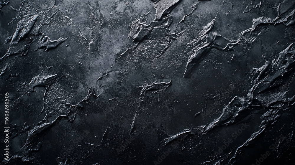 Obraz premium Dark textured background abstract art deep gray shades rough surface