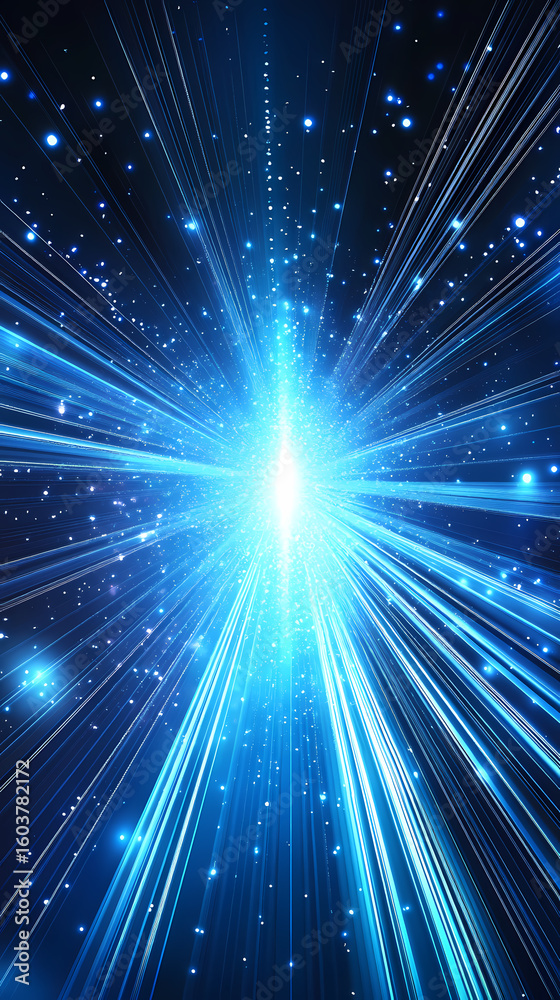 Fototapeta premium Cosmic Radiance and Stellar Explosion