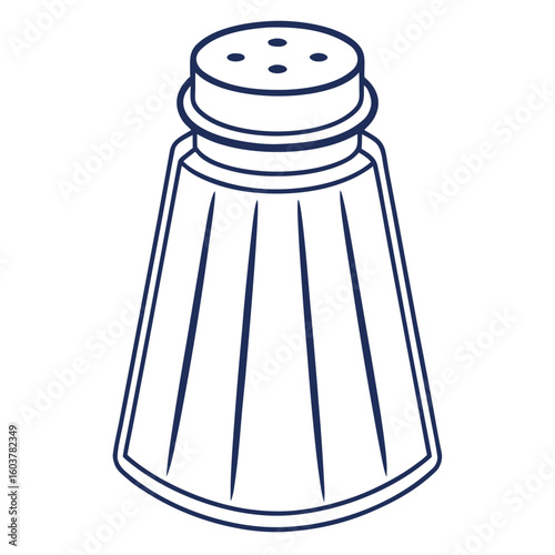 Line Art Icon Of A Salt Shaker