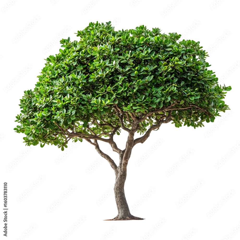 Obraz premium Sandalwood Tree isolated on a transparent background 