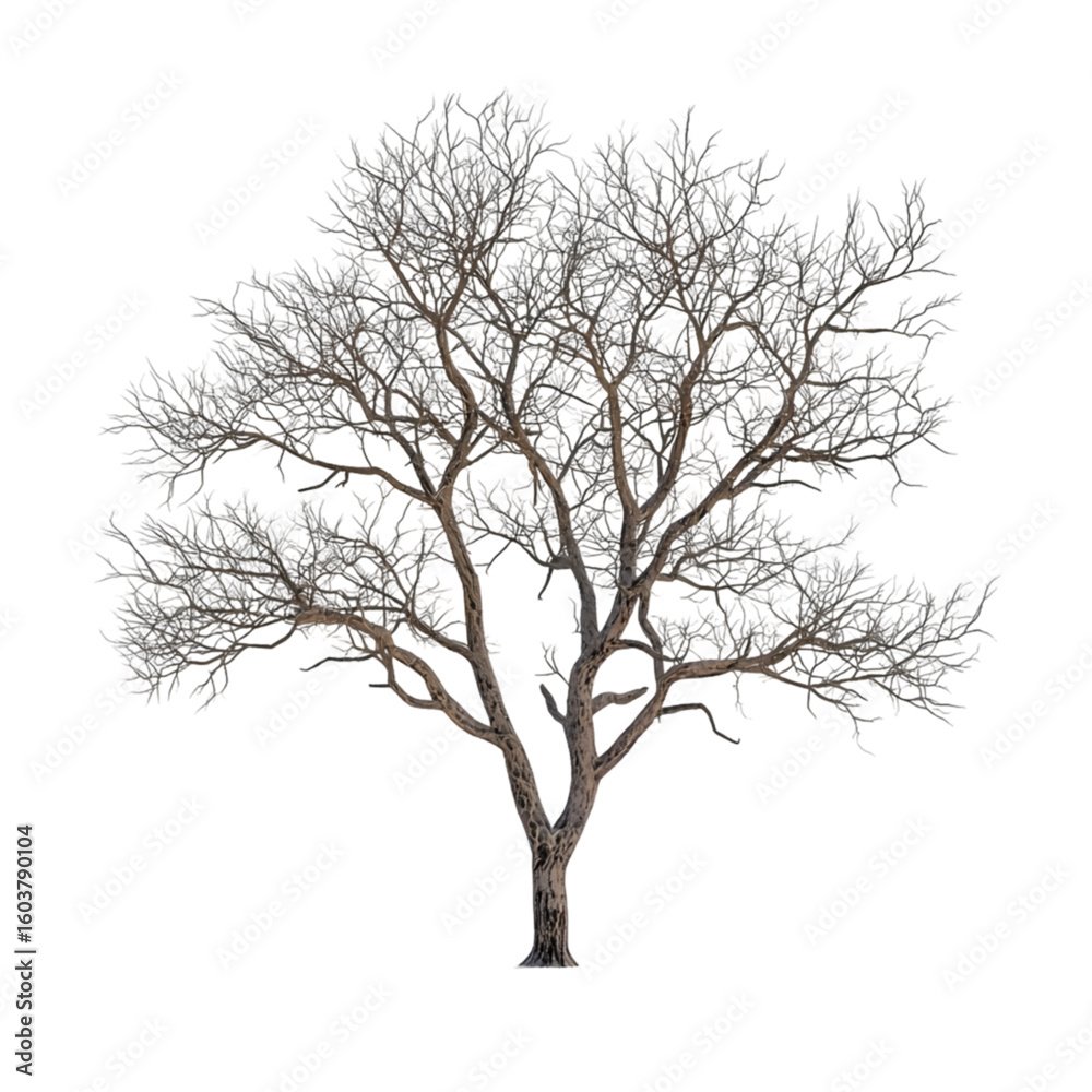 Obraz premium Teak Tree isolated on a transparent background