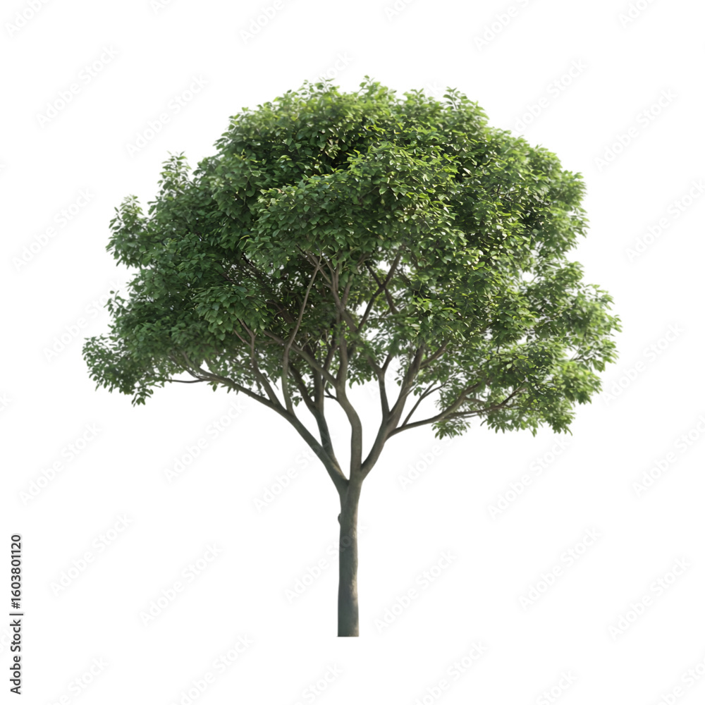 Obraz premium Moringa Tree isolated on a transparent background