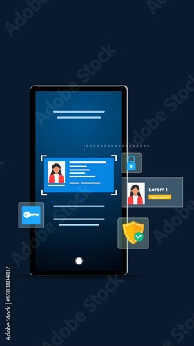 Secure login access with id card authentication