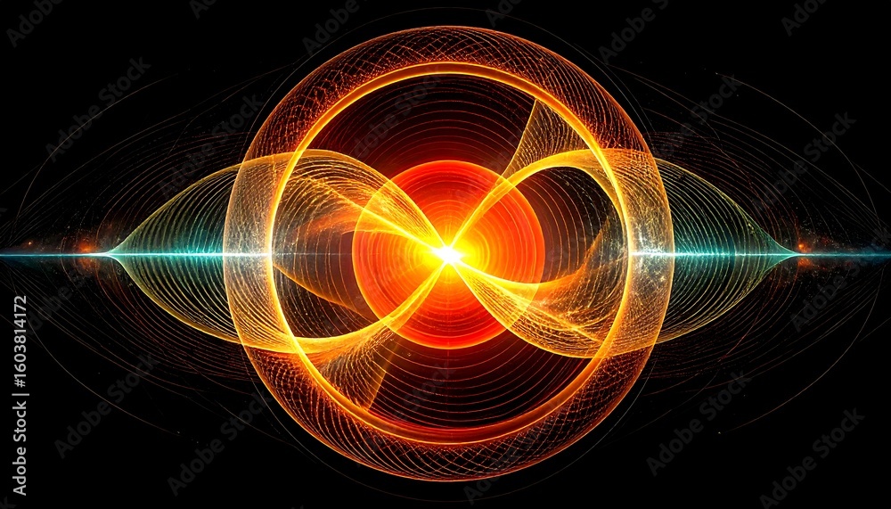 Obraz premium Abstract energy vortex