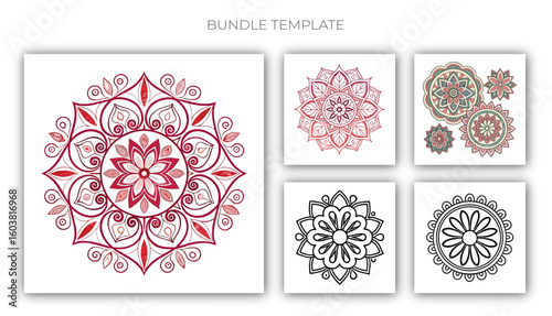 Gradent Mandala Bundle Design