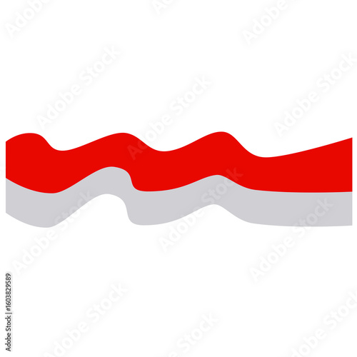 Indonesian red and white flag
