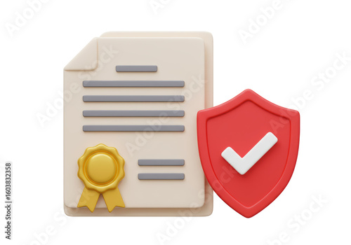 Isolated Secure Document with Shield and Seal