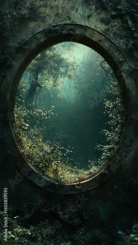 Enigmatic Portal in the Forest