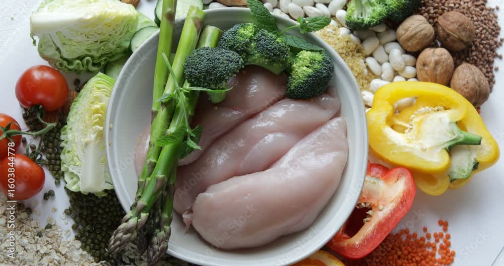 Healthy eating. Diet menu plan