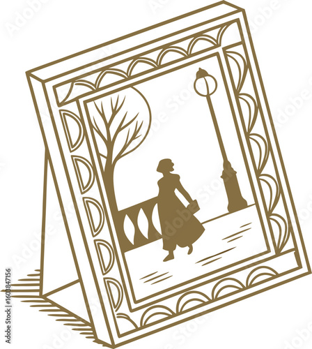 vector illustration of an ancient greek god
