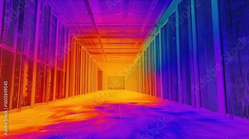Thermal Imaging of Data Center Heat Flow