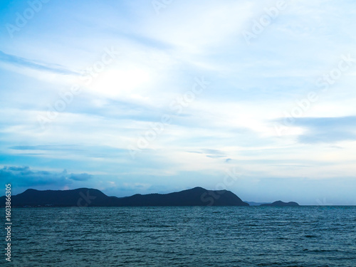 Sea ocean texture blue water nature background, abstract shore clean calm natural summer for tourism travel in holidays, island deep surface.