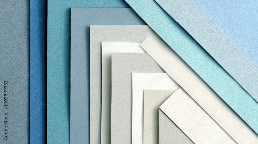Obraz premium Abstract Blue Gray and White Paper Texture Background