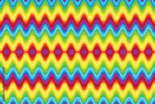 Dynamic Gradient Wave Pattern Evoking Movement and Vibrancy in Design. fabric pattern	