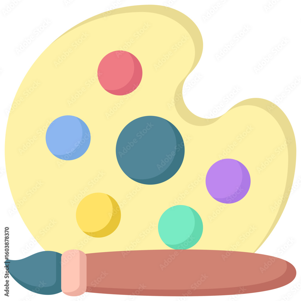 Fototapeta premium Color Palette Icon