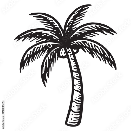 Palm Tree - Tropical Beach Landscape Icon