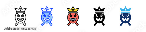 Boss Icon Collection With Multiple Styles