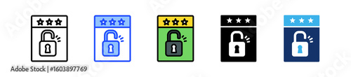 Unlock Icon Collection With Multiple Styles