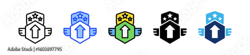 Upgrade Icon Collection With Multiple Styles