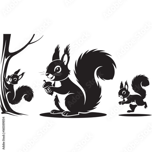 Black and white vector dragon and horse silhouette tattoo design fantasy symbol illustration