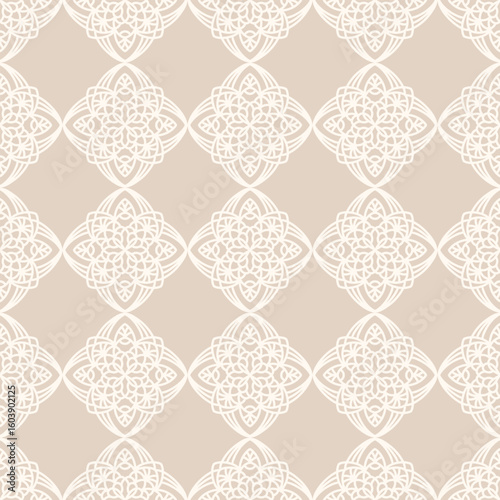 Seamless lace floral background. Luxury texture for wallpaper, wedding designs, invitation, fabric, Vector illustration.