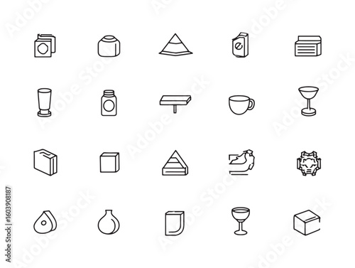 Trademark icon ultra minimalist 2D line art