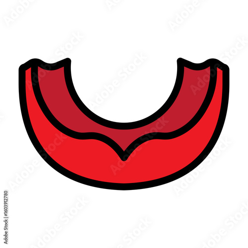 Mouth Guard Vector Filled Icon Design