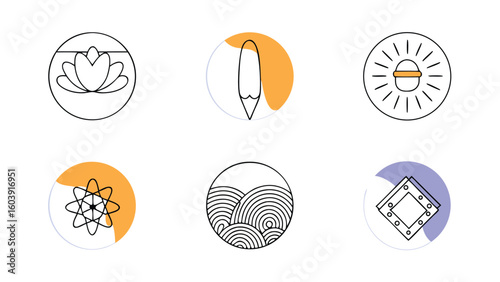 vector set of easter eggs