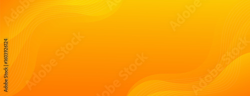 Bright orange gradient background with liquid wave shapes. Abstract banner design. Suitable for businesses, sale banners, ads, events, templates, pages, websites, and others