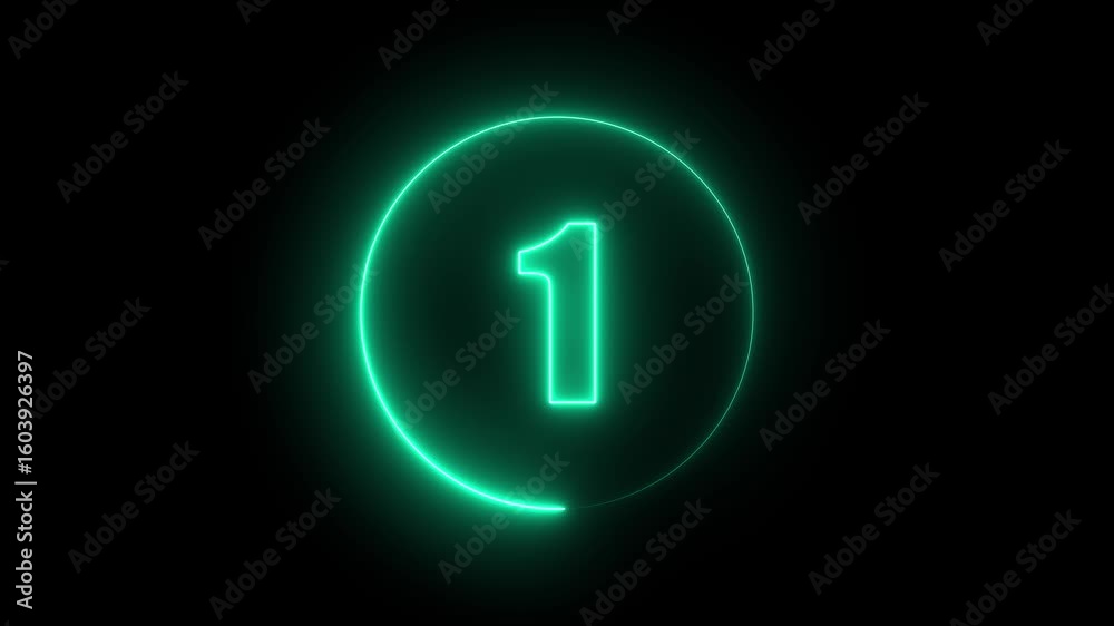 A circle with a red 1 neon number and the text in the middle 1 of it display animation neon style animation black background and the text 1 in the middle of it. A circle with a red 1 neon number and the text in the middle 1 of it display animation neon style animation black background and the text 1 in the middle of it.