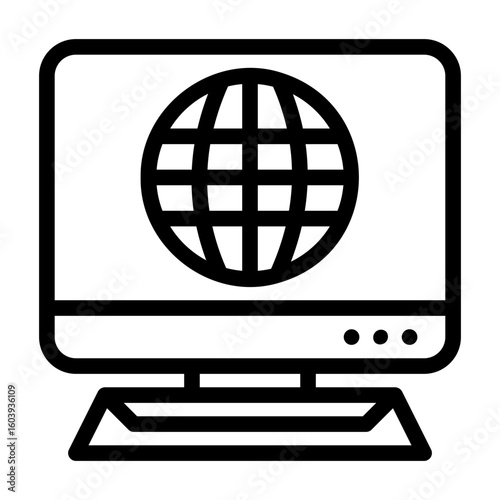 a collection of icons containing computer servers, web, files and things related to developers